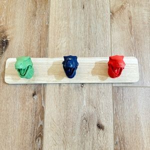 Dinosour head coat hat hook rack